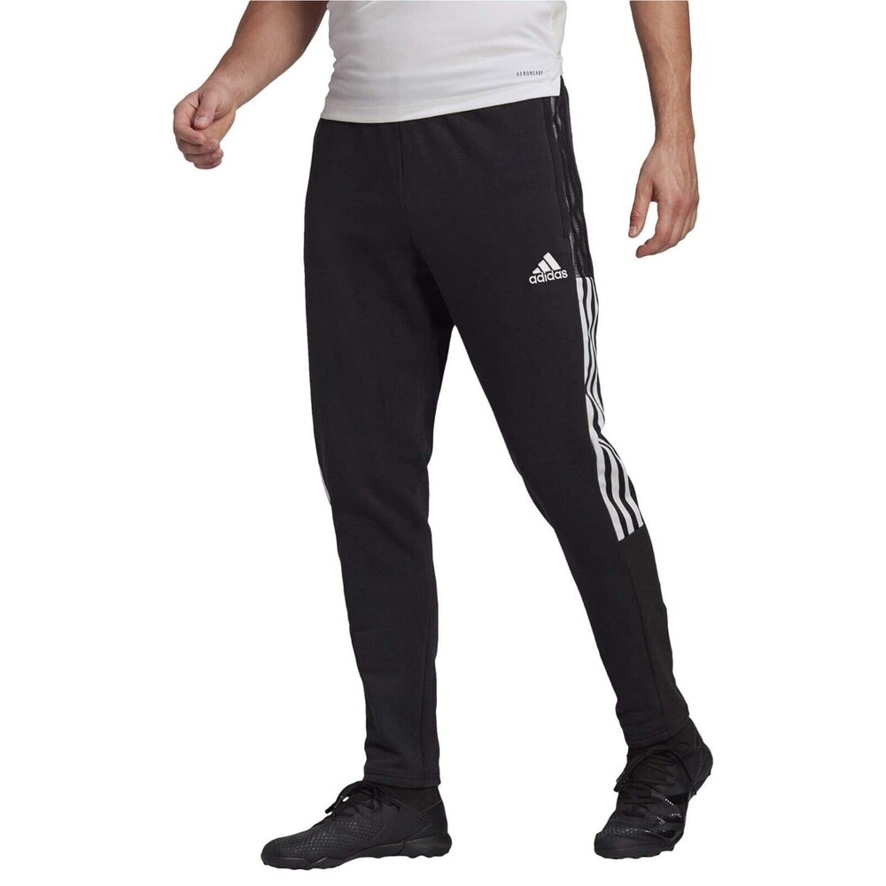 Adidas GM7336 Men's Regular Fit Tiro21 Black Soccer Sweatpants Size-3XL NEW